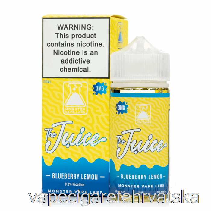 Vape Hrvatska Borovnica Limun - Sok - 100ml 3mg